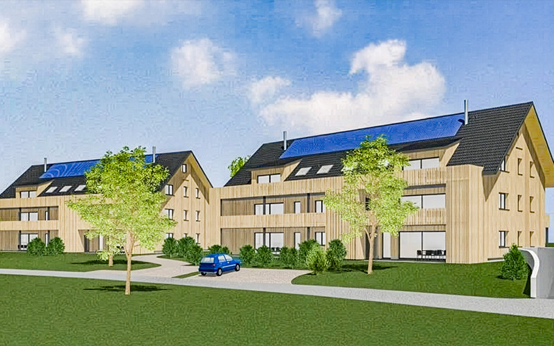 Rohbau-Besichtigung Haus Apfelbaum